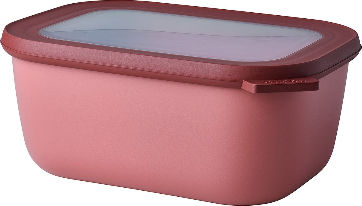 MEPAL Cirqula multikom rechthoek 1500ml- vivid mauve