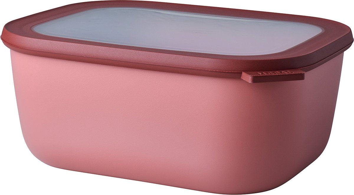 MEPAL Cirqula multikom rechthoek 3000ml- vivid mauve