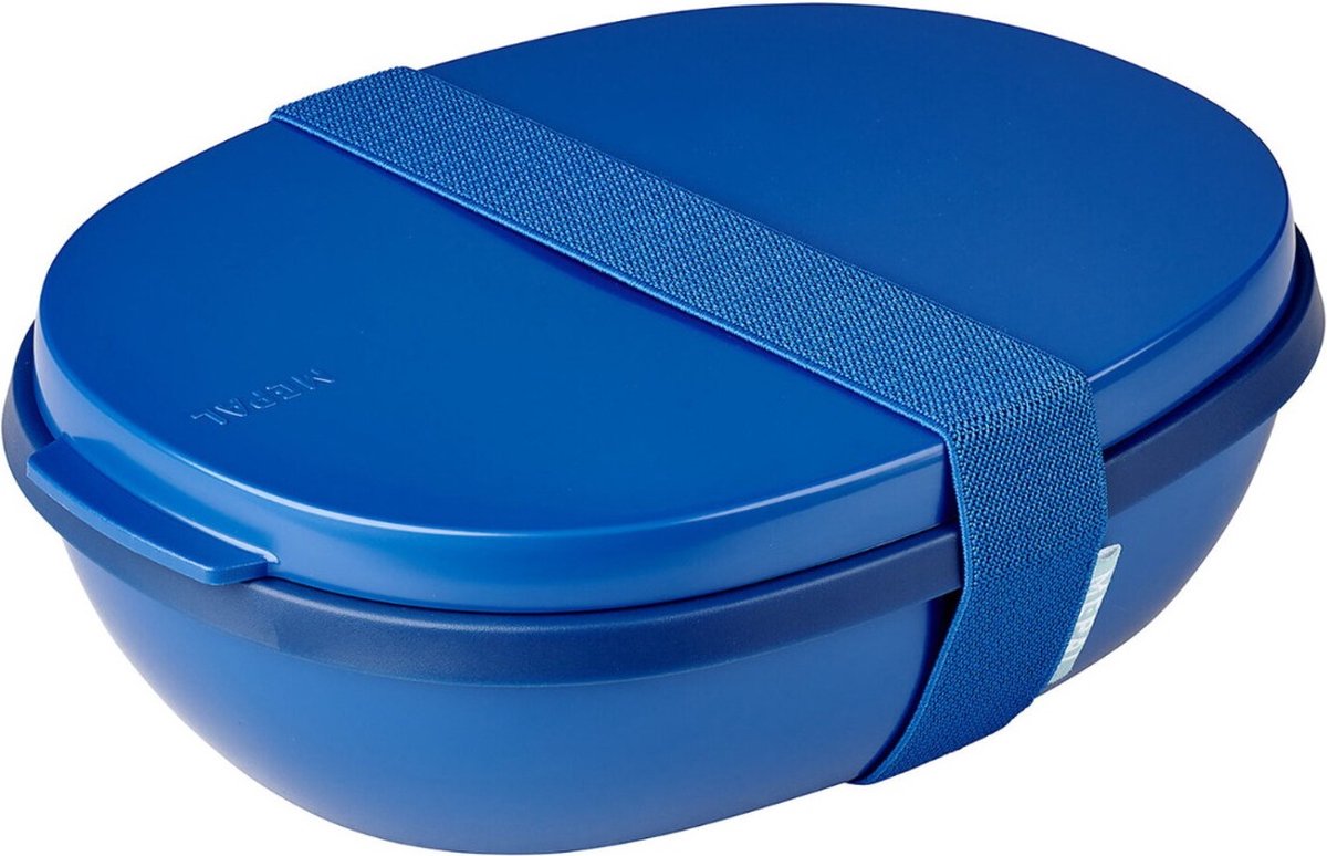 MEPAL Ellipse lunchbox duo - vivid blue Ovaal