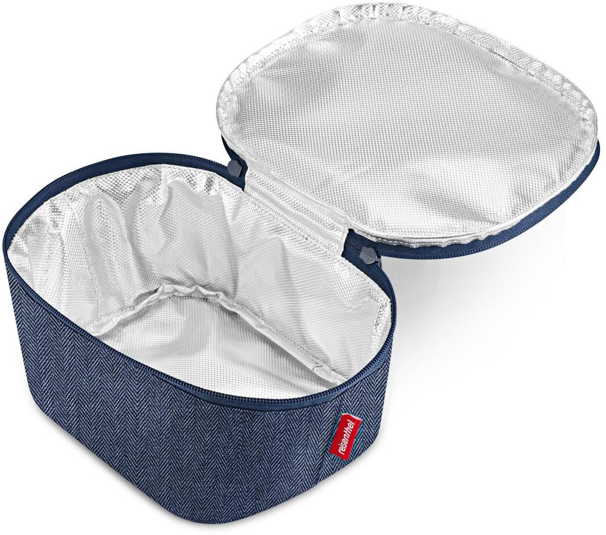 REISENTHEL Collerbag S pocket herringbon e dark blue