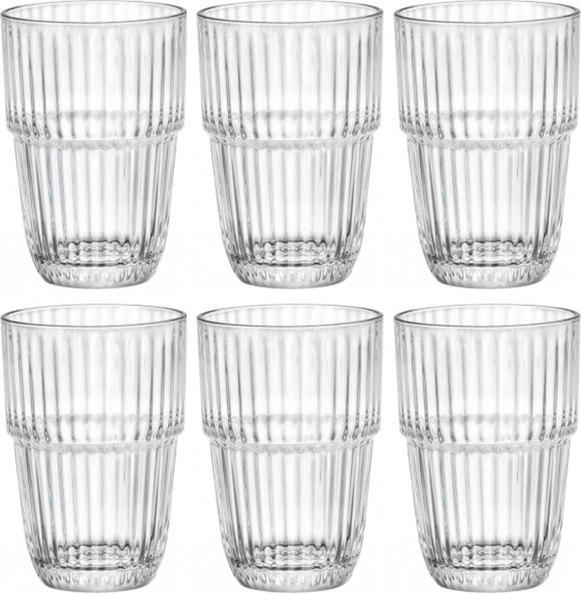 BORMIOLI Barshine - 6 longdrinkglazen 380ml