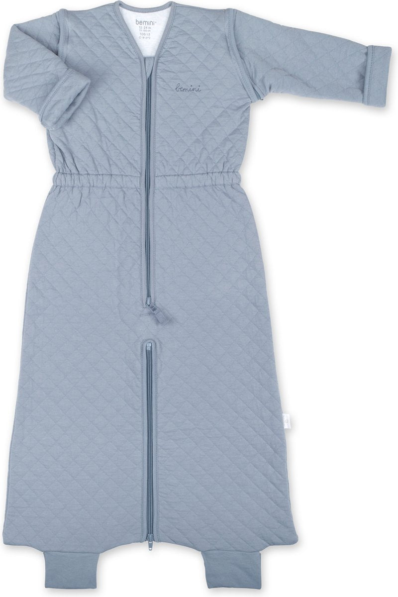 BeMini QUILT Slaapzak - 24/36m - stone (tog 1.5)