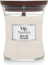 WOODWICK Geurkaars medium - white teak