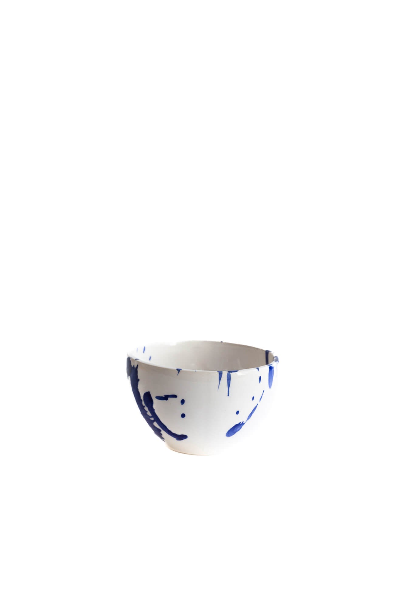 VAL Baby bowl - 10cm H 7.5cm - cobalt blauw blob
