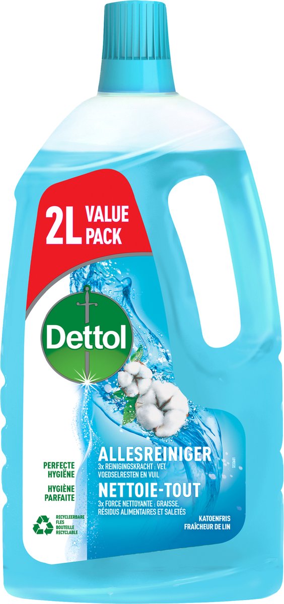 DETTOL HC Allesreiniger 2L - perfecte hygiene katoenfris 33510852