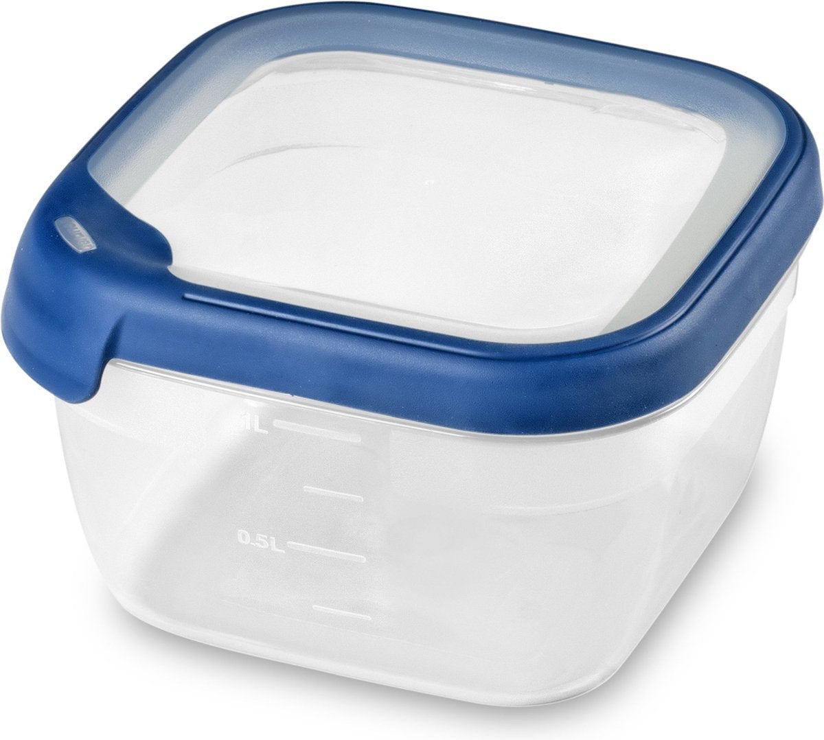 CURVER Grand Chef vershouddoos vierkant- 1.2L 15x15x9.3cm - transp./ blauw