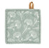 TISECO Myrna pannenlappen 2st.- 20x20cm- floral print groen