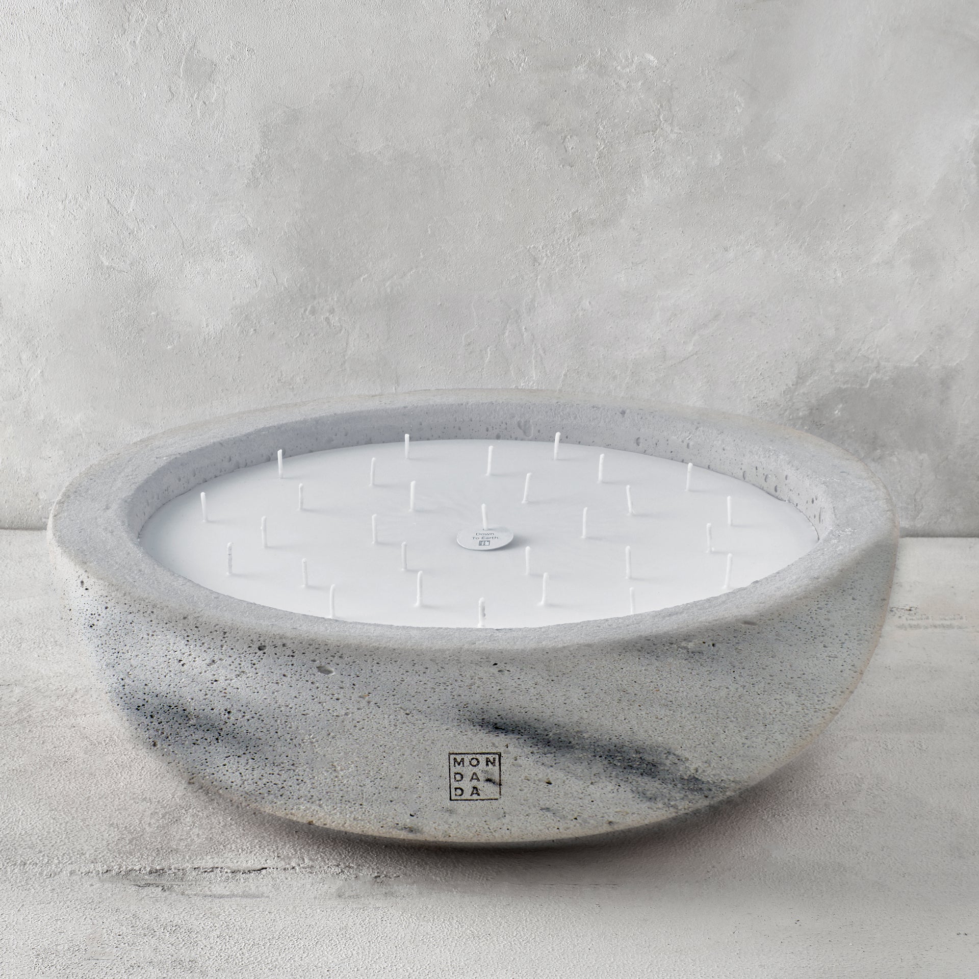 MON DADA Kaars indoor XXXL - down to earth - grijs MARBLE