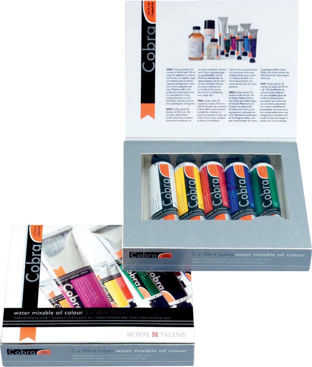 COBRA Olieverf starterset - 5x40ml