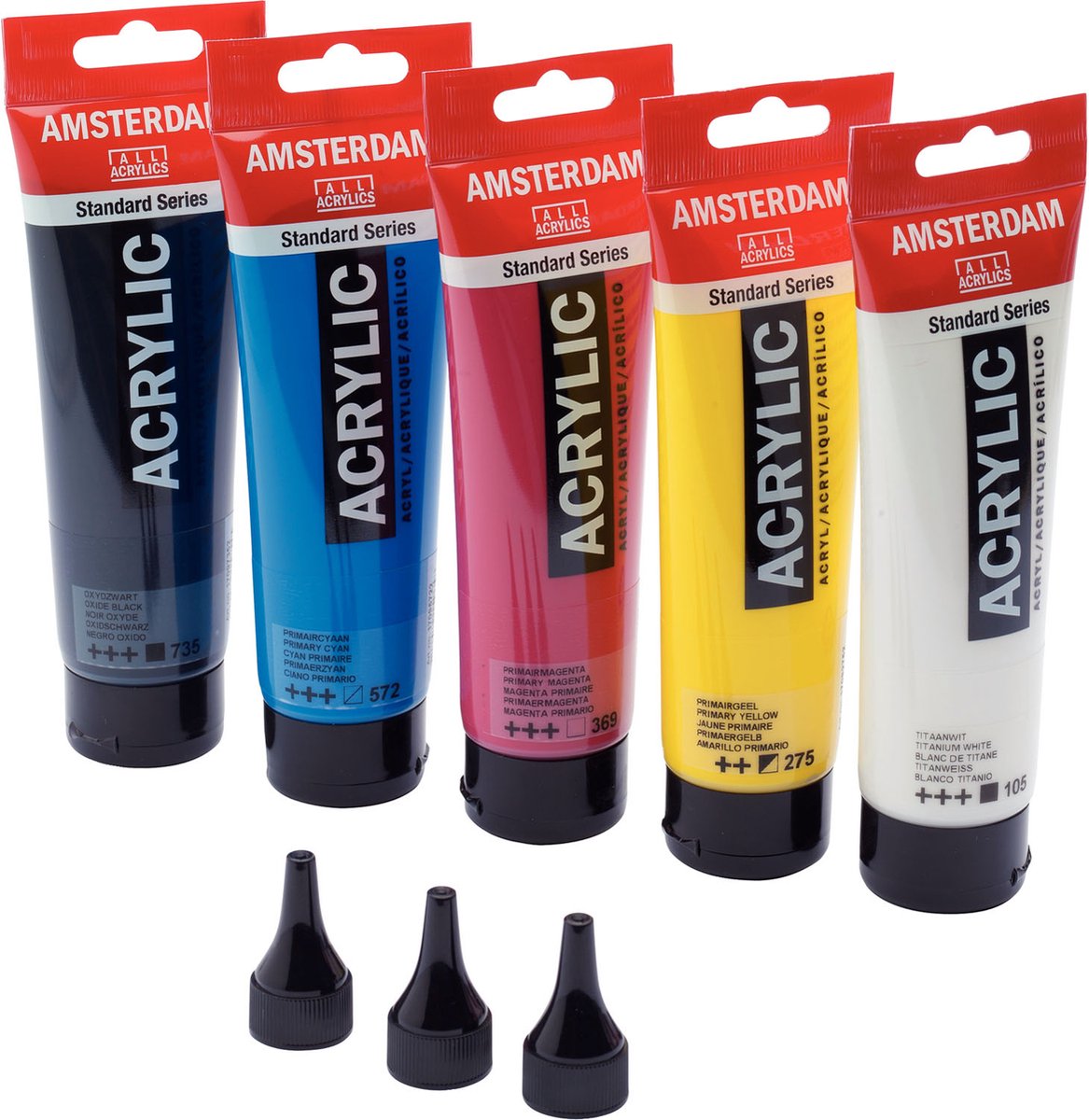 AMSTERDAM AAC primaire set - 5x120ml + 3 doseertuiten