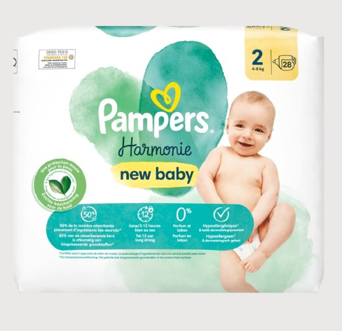 PAMPERS Harmonie maat 2 - 28st.