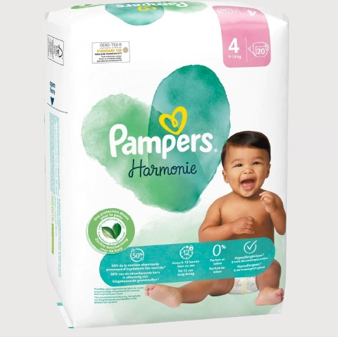 PAMPERS Harmonie maat 4 - 20st.