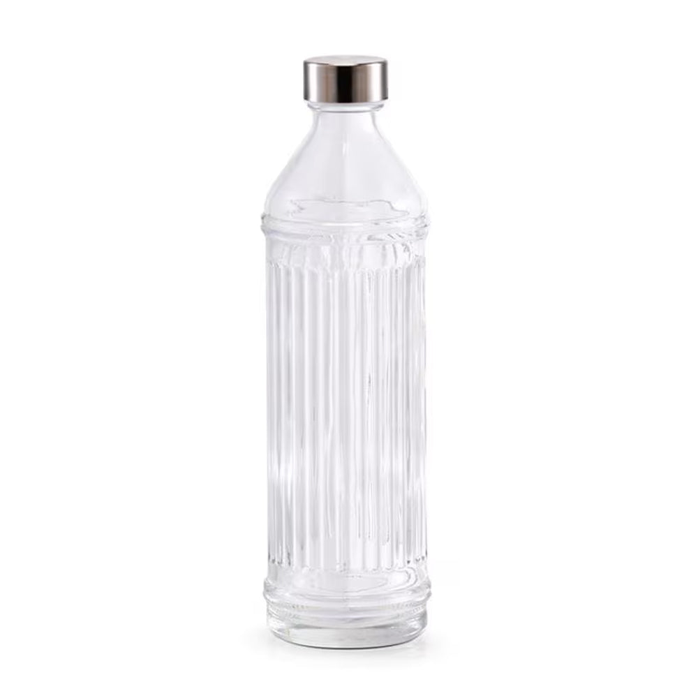 ZELLER glazen fles 970ml - 8.5x30cm