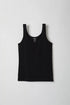 WOODY Dames onderhemd - zwart - XL