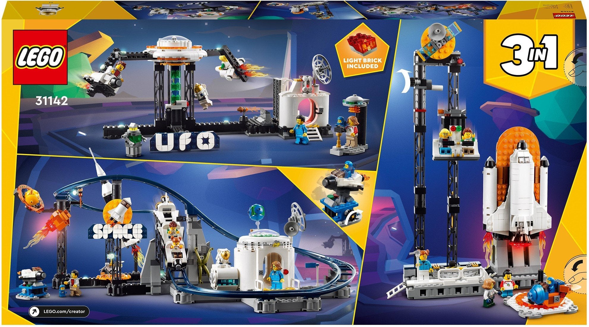 LEGO Creator 31142 Ruimteachtbaan