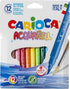CARIOCA Viltstiften - aquarel penseel - 12st.