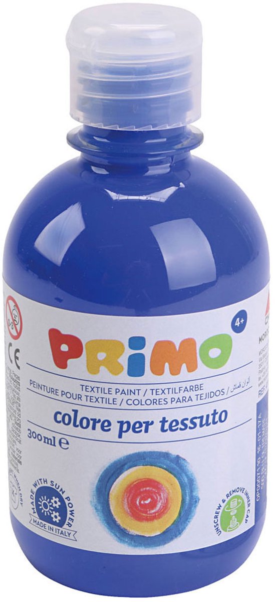 PRIMO Textiel acrylverf - ultramarijn blauw - 300ml