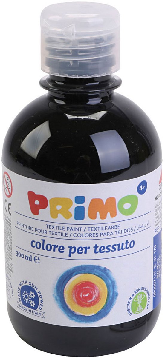 PRIMO Textiel acrylverf - ultramarijn zwart - 300ml