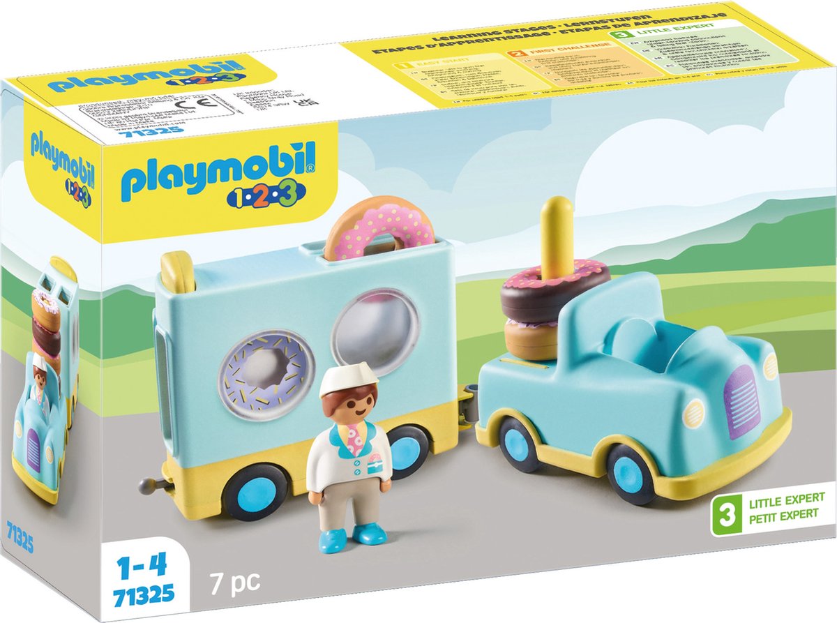 PLAYMOBIL 1.2.3 71325 Donut truck
