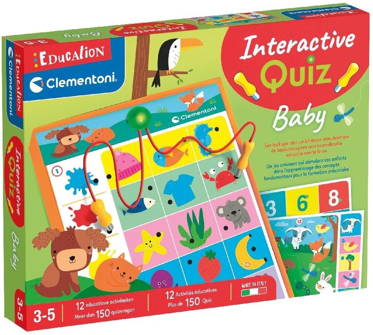 CLEMENTONI Educational - quiz pre-school 3-5j - nl/fr