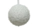 Kerstbal foam ice 8cm - wit (prijs per stuk)