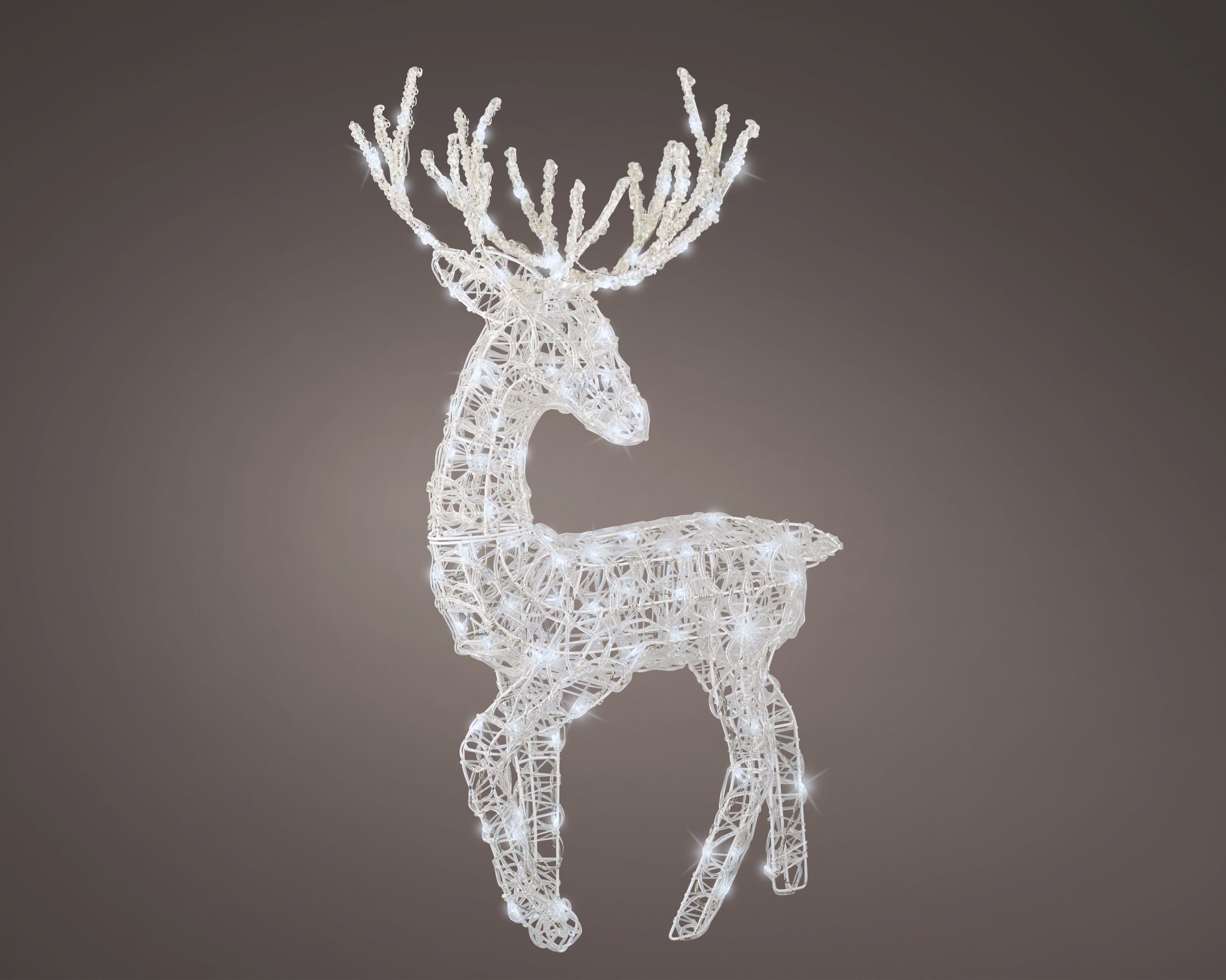 Lumineo LED hert acryl buiten 52x32x91cm - koel wit