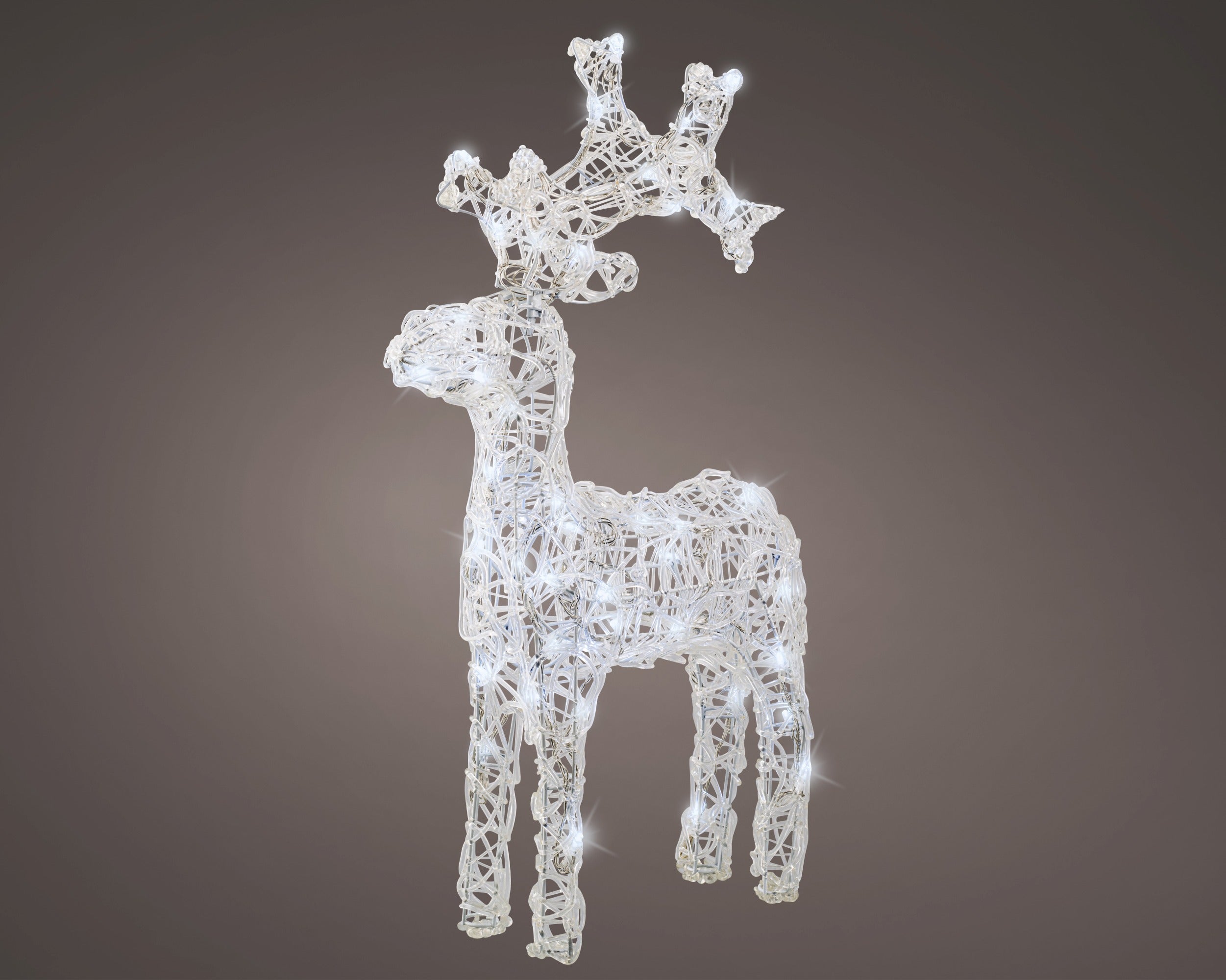 Lumineo LED hert acryl buiten 36.5x12x61cm - koel wit