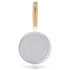 CULINARE Keukenzeef - RVS/bamboe 14cm di ameter - met ophangoog