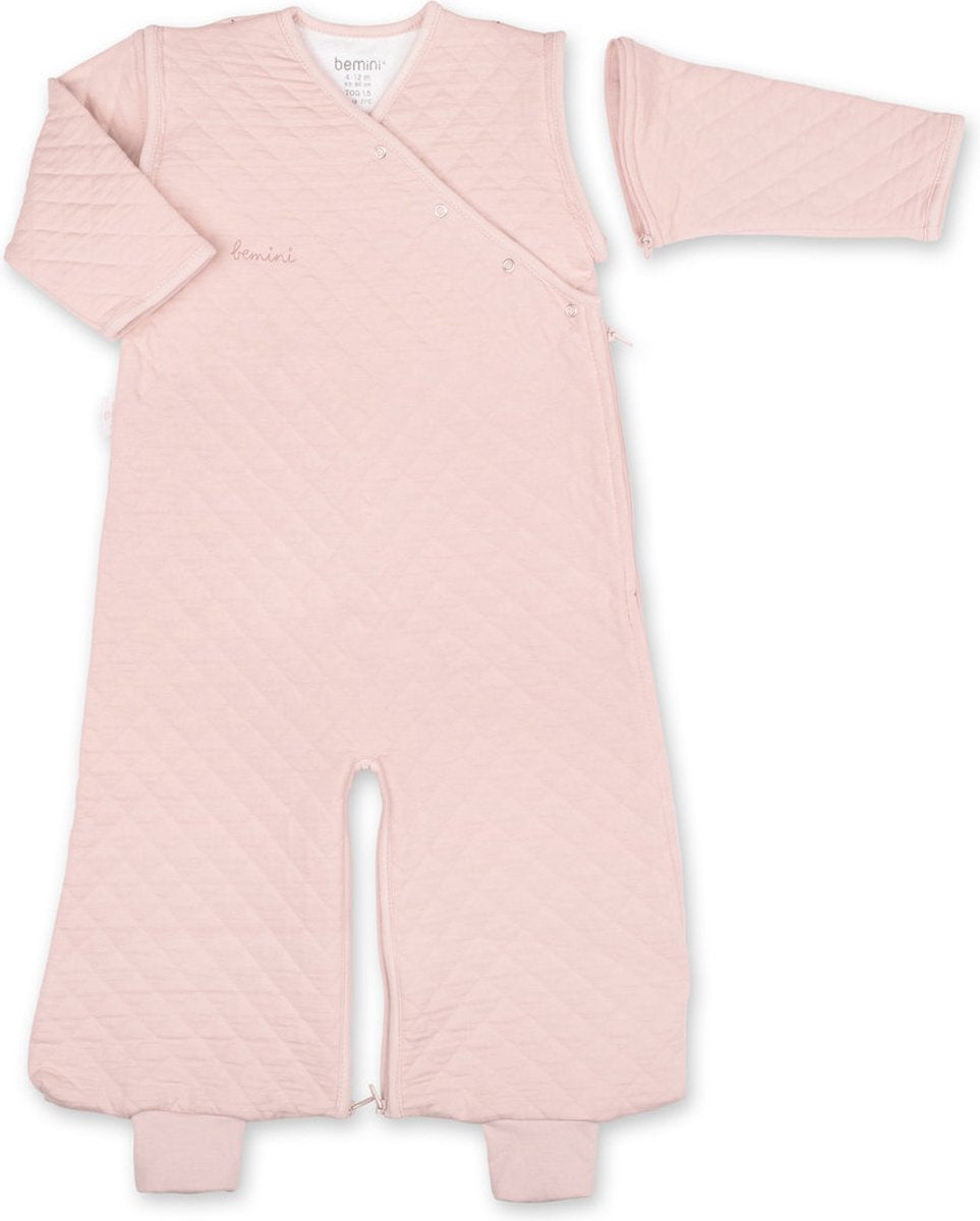 BeMini QUILT slaapzak TOG 1.5 - 4/12m - blush