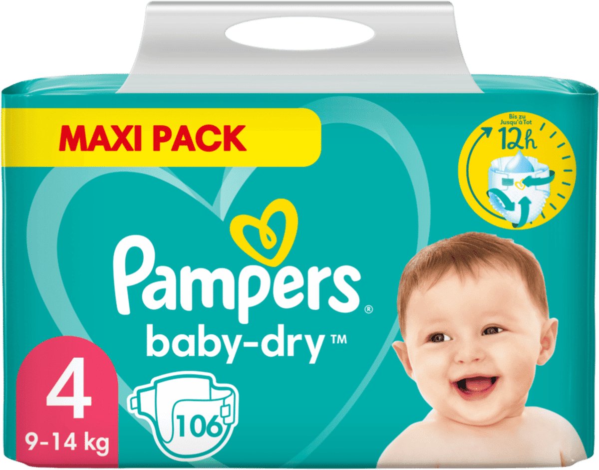 PAMPERS Baby Dry nr. 4 - 106st.