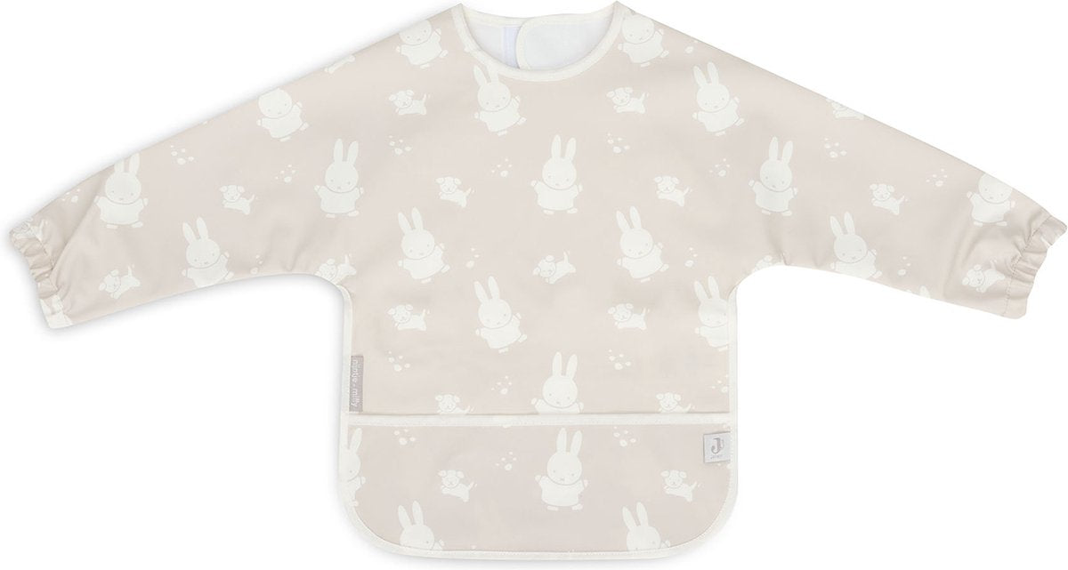 JOLLEIN Slab waterproof met mouw - nijntje en snuffy nougat