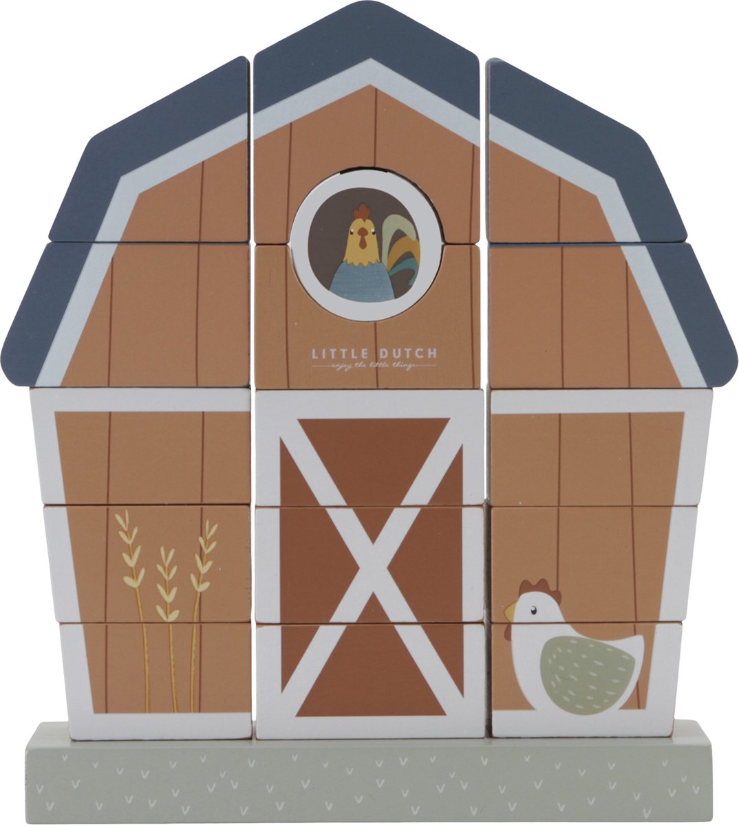 LITTLE DUTCH Stapel boerderijhuis - Little farm