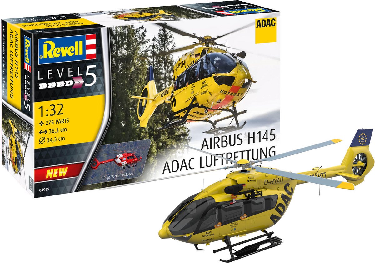 REVELL - Helikopter H145 ADAC/ REGA