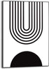 Slim frame zwart - 50x70cm - abstract