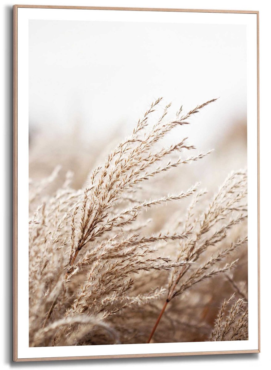 Slim frame wood - 50x70cm - field grass