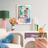 Slim frame wood - 30x40cm - flower chair
