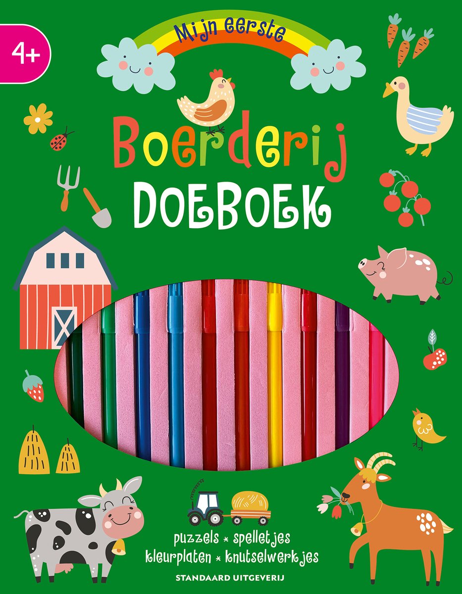 Mijn eerste boederij doeboek met stiften