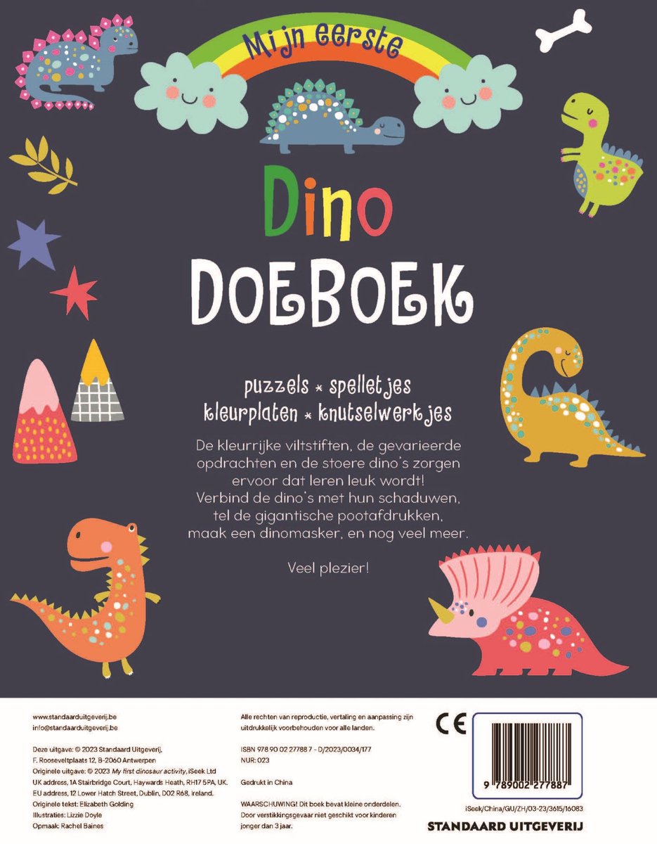 Mijn eerste dino doeboek met stiften