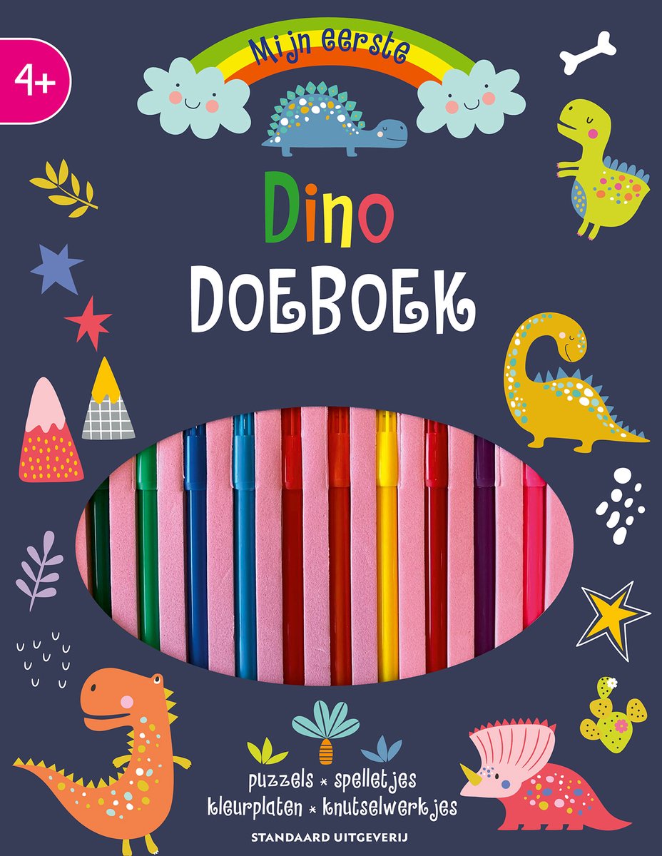Mijn eerste dino doeboek met stiften