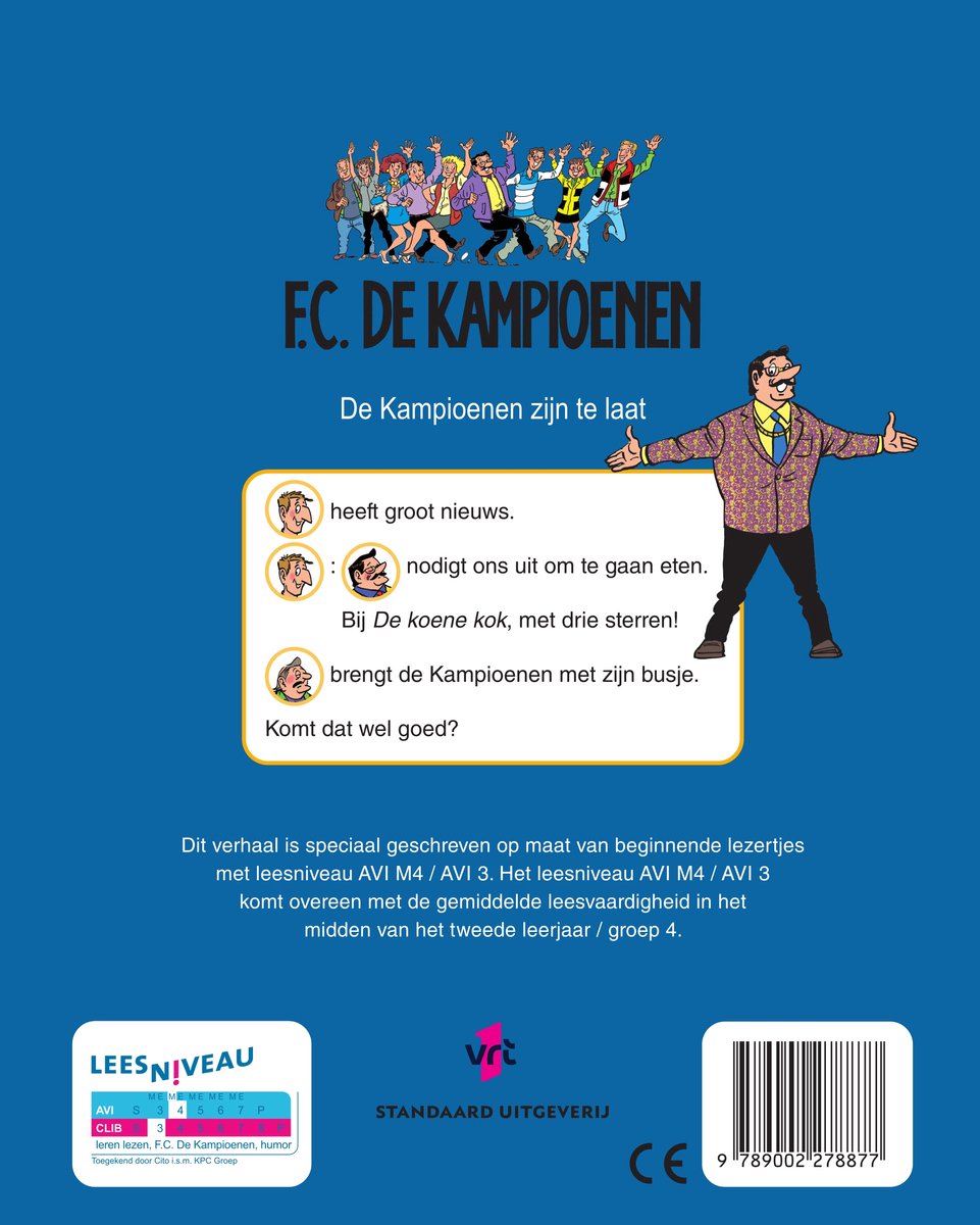 FC De Kampioenen - De Kampioenen zijn te laat    Ik leer lezen (AVI M4/ AVI 3)