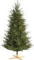 Kerstboom Arkansas dark green PE wooden LB base - h 243cm houten kruisvoet - takken hangen vast