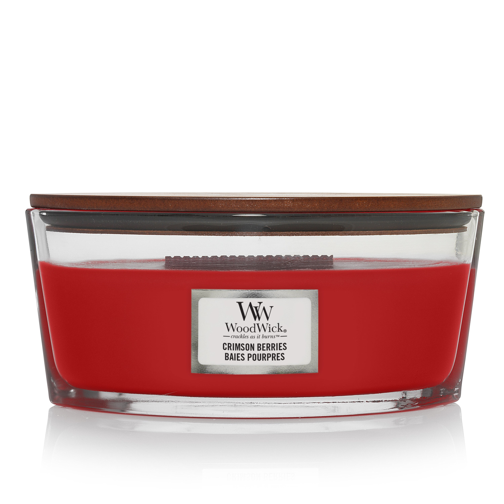 WOODWICK Geurkaars ellipse - crimson berries berries