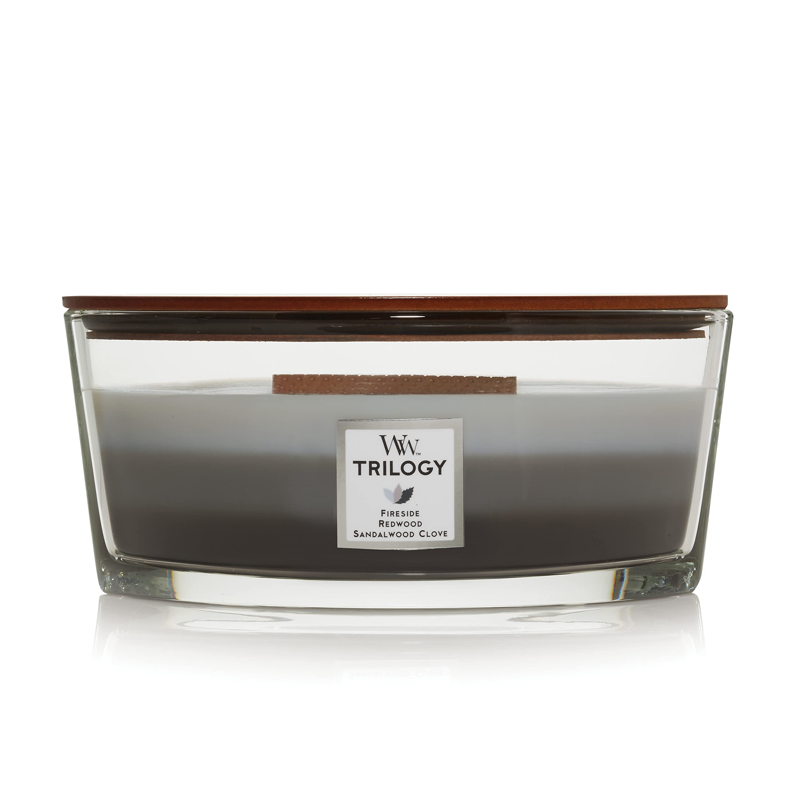 WOODWICK Geurkaars ellipse - trilogy warm woods warm woods