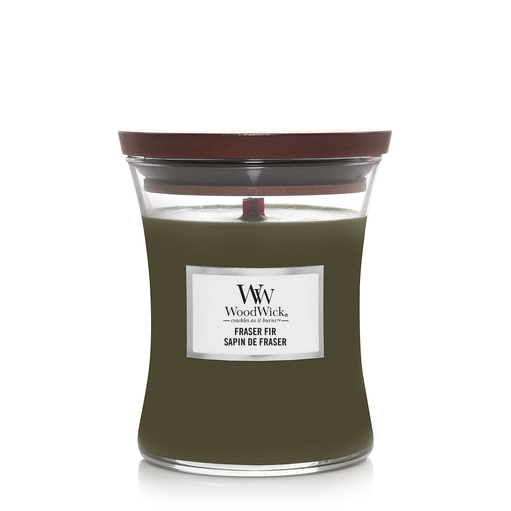 WOODWICK Geurkaars medium - frasier fir