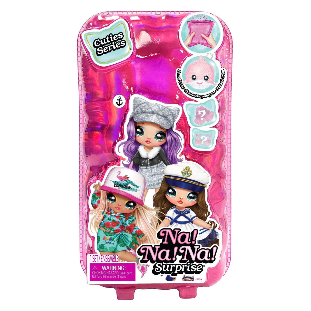 NA! NA! NA! Surprise 2in1 pom pop - ass. (prijs per stuk)        120094