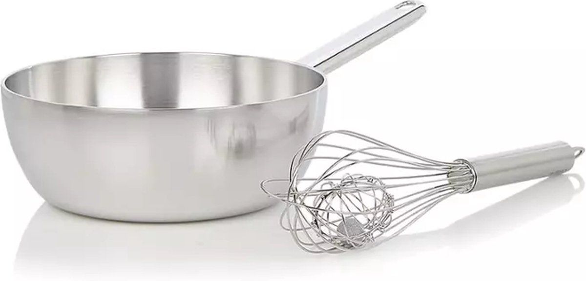 DEMEYERE Apollo 7 sauteuse conisch - 20cm 2L met gratis duoklopper