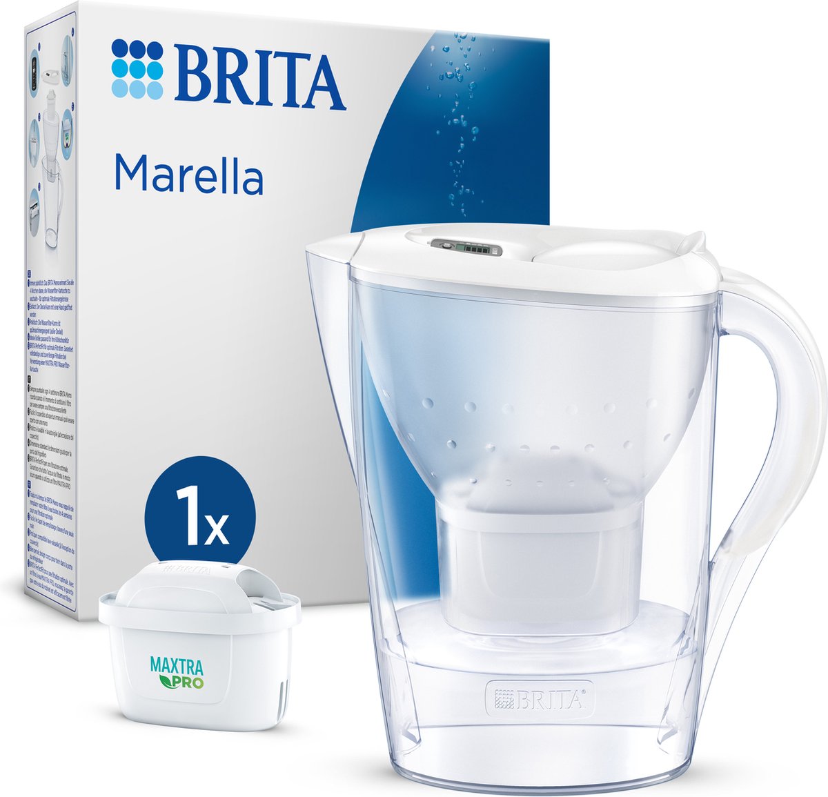 BRITA Waterfilterkan marella ME4W MXPRO - wit