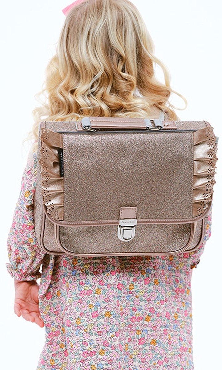 CARAMEL&CIE Schooltas small - Flounces Glitter paillettes