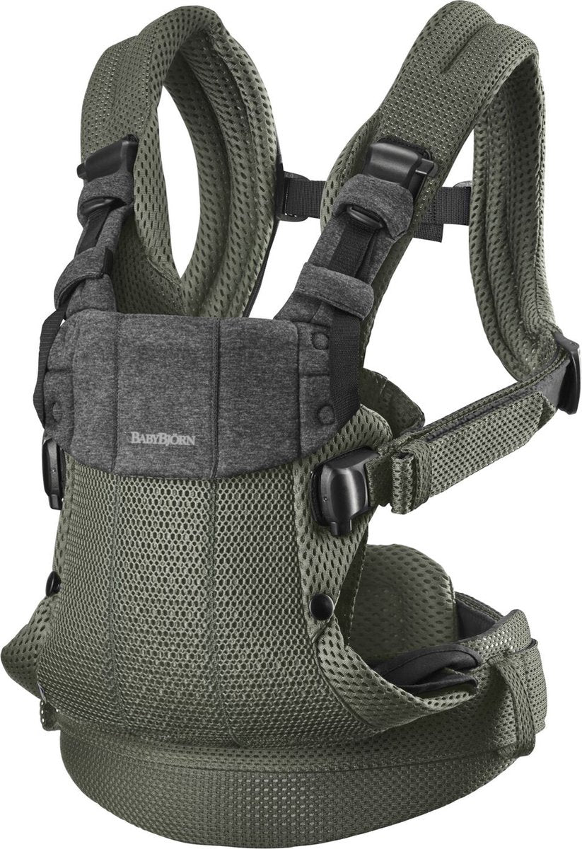 BabyBjorn HARMONY Draagzak - donkergroen - 3D-mesh