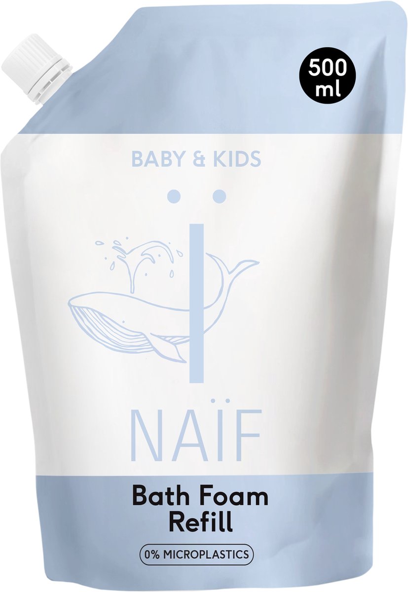 NAIF Badschuim navulverpakking voor baby en kids